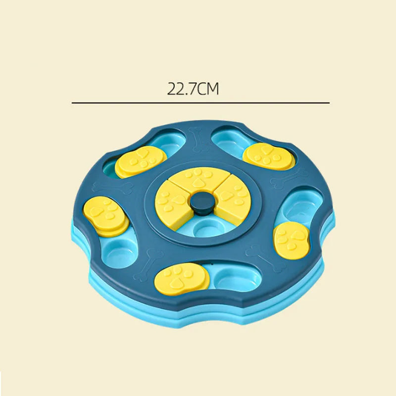 Interactive Dog Puzzle Toy & Slow Feeder Bowl