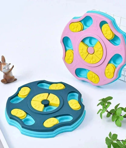 Interactive Dog Puzzle Toy & Slow Feeder Bowl