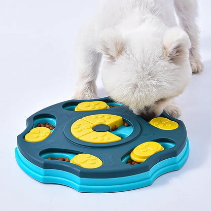 Interactive Dog Puzzle Toy & Slow Feeder Bowl