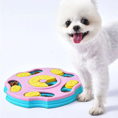 Interactive Dog Puzzle Toy & Slow Feeder Bowl