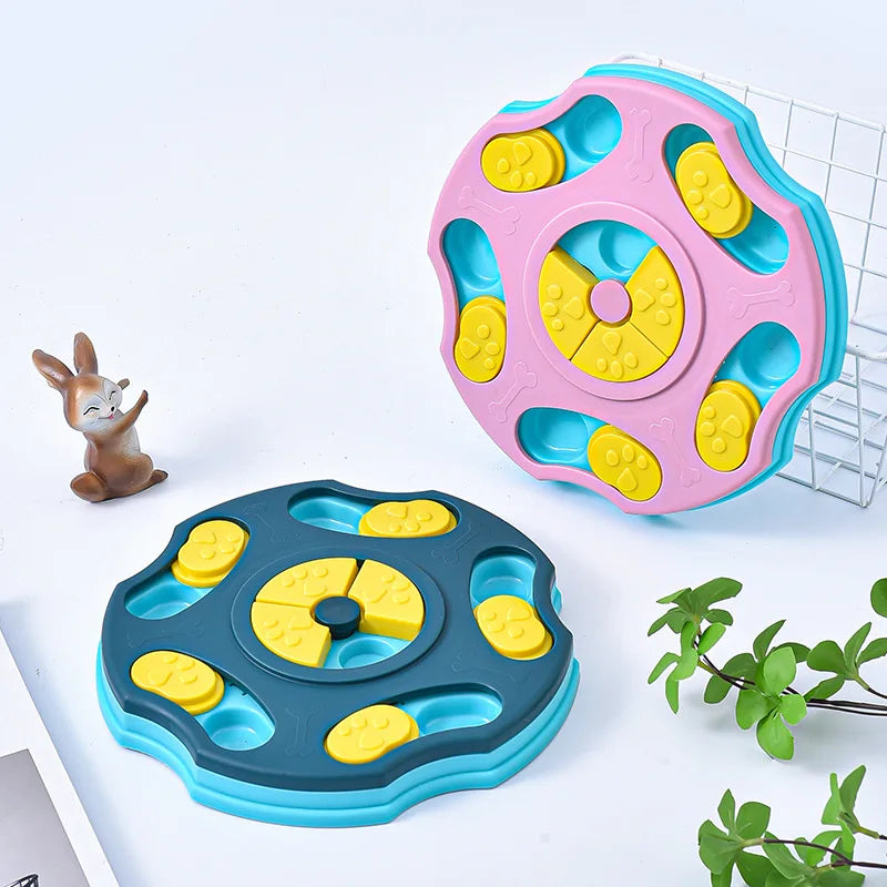 Interactive Dog Puzzle Toy & Slow Feeder Bowl