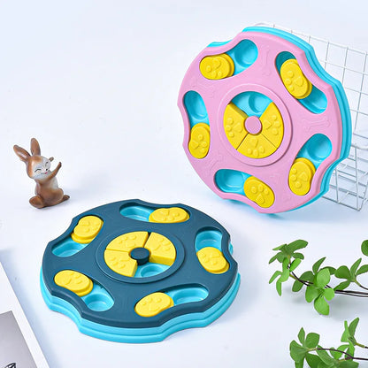 Interactive Dog Puzzle Toy & Slow Feeder Bowl