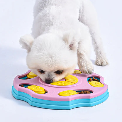 Interactive Dog Puzzle Toy & Slow Feeder Bowl